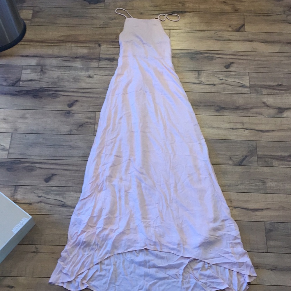 Girl in the Sun blush maxi dress- size small
